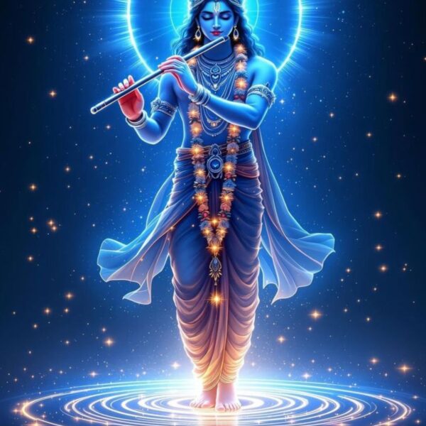 kanha ji metal poster