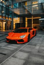 lamborghini aventador supercar metal poster