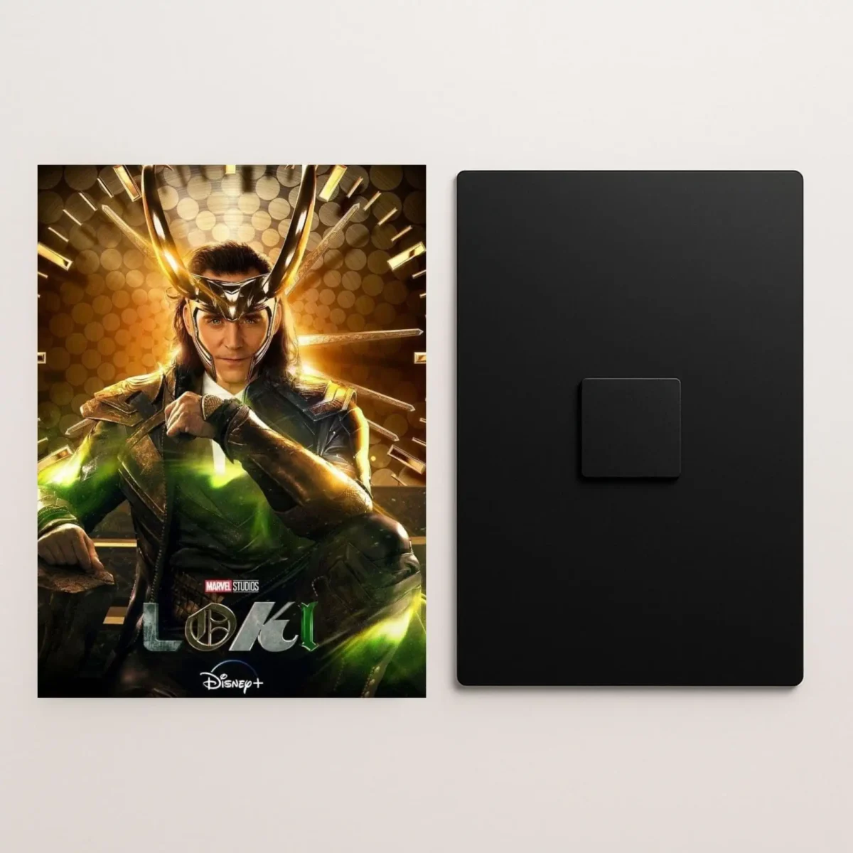 loki metal poster front and back preview