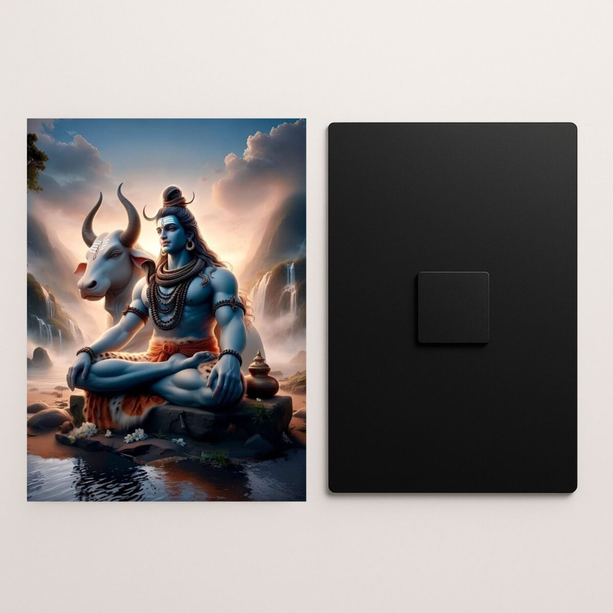 mahadev metal poster front and back preview