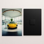 mclaren 720s supercar metal poster front and back preview