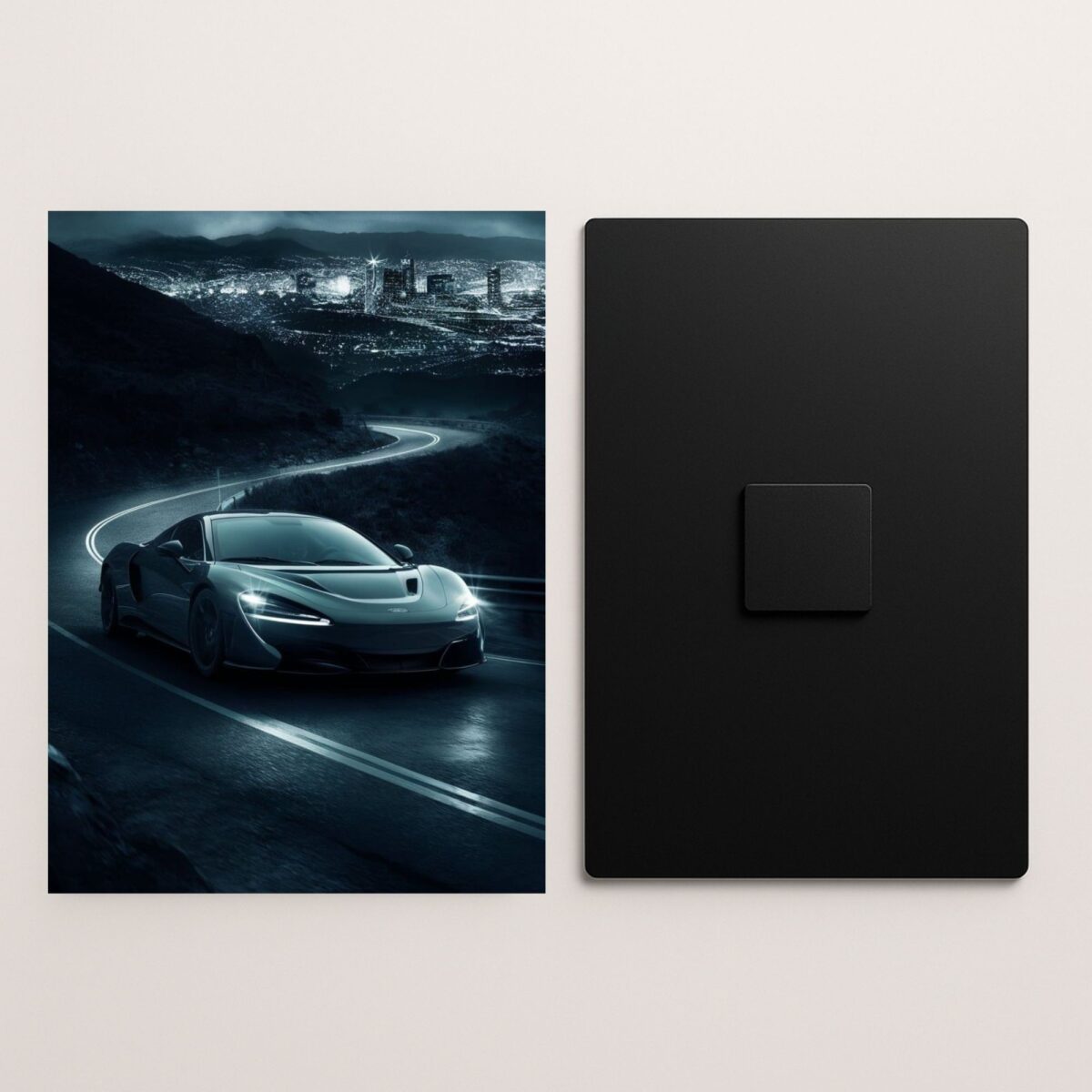 mclaren artura supercar metal poster front and back preview