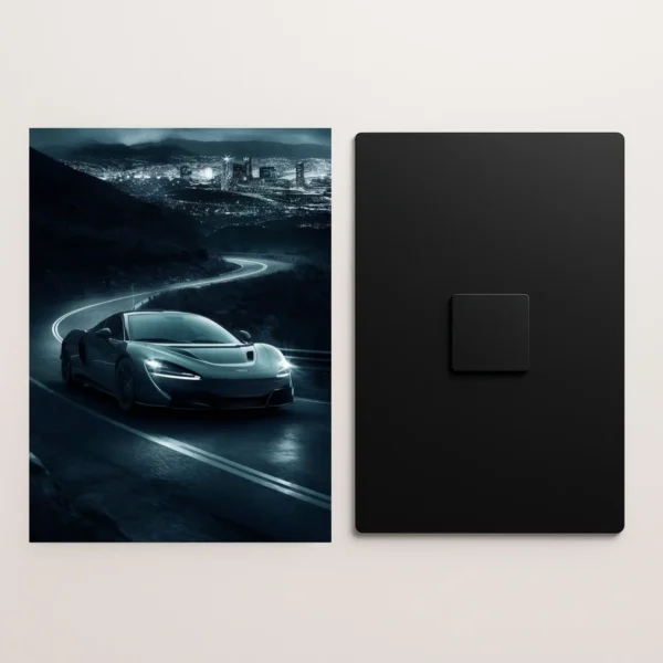 mclaren artura supercar metal poster front and back preview
