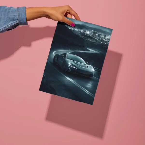 mclaren artura supercar metal poster preview
