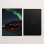 mclaren p1 car metal poster front and back preview