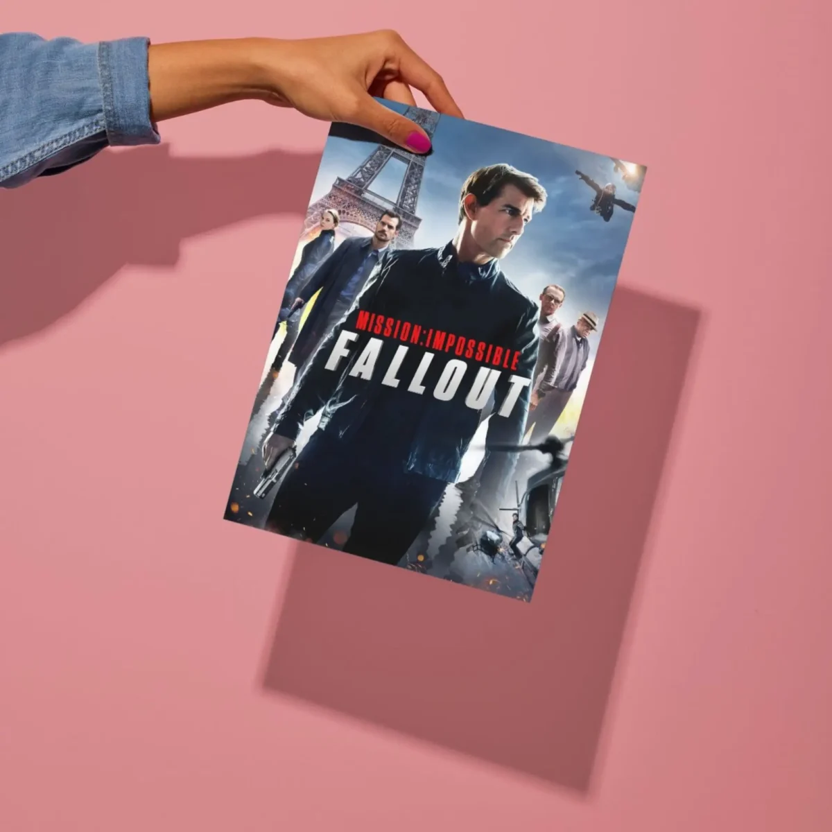 mission impossible movie metal poster preview