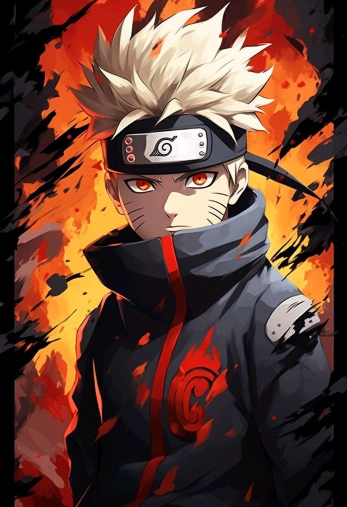 naruto metal poster