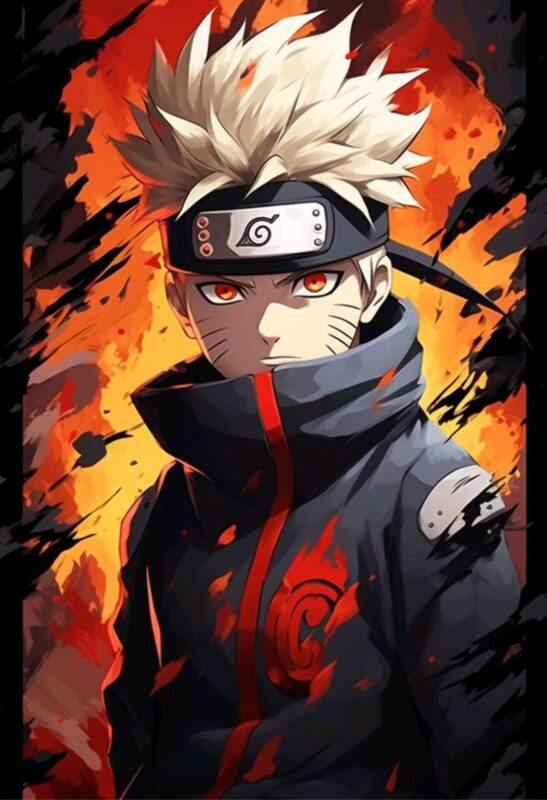 naruto metal poster