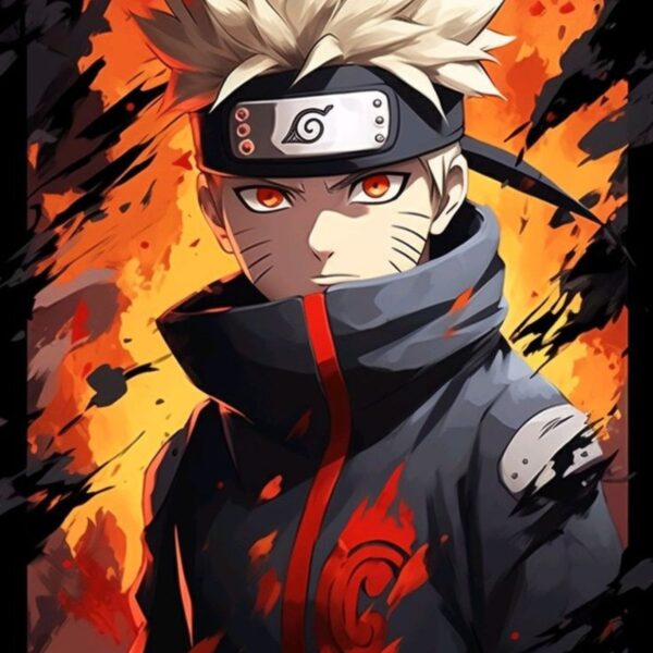 naruto metal poster