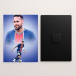 neymar jr metal poster front and back preview