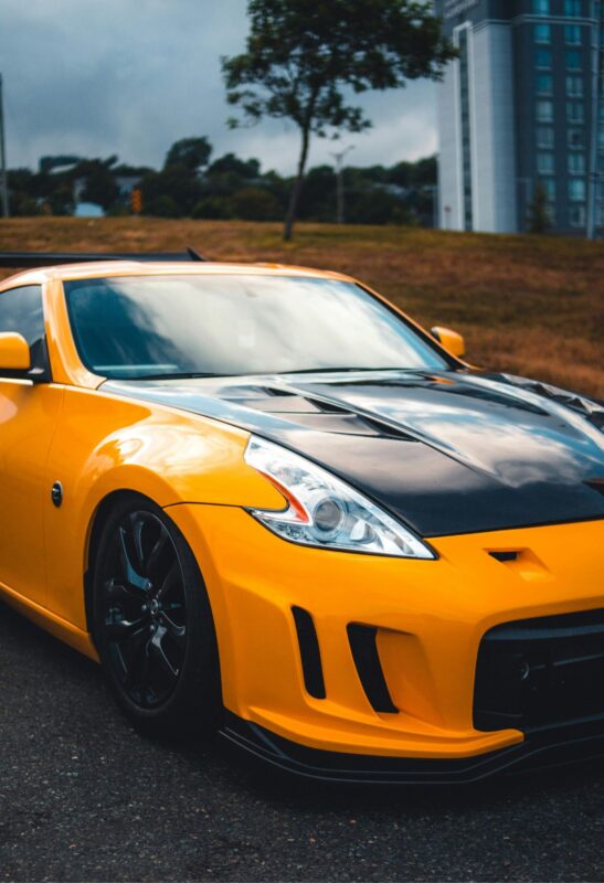 nissan 370z supercar metal poster