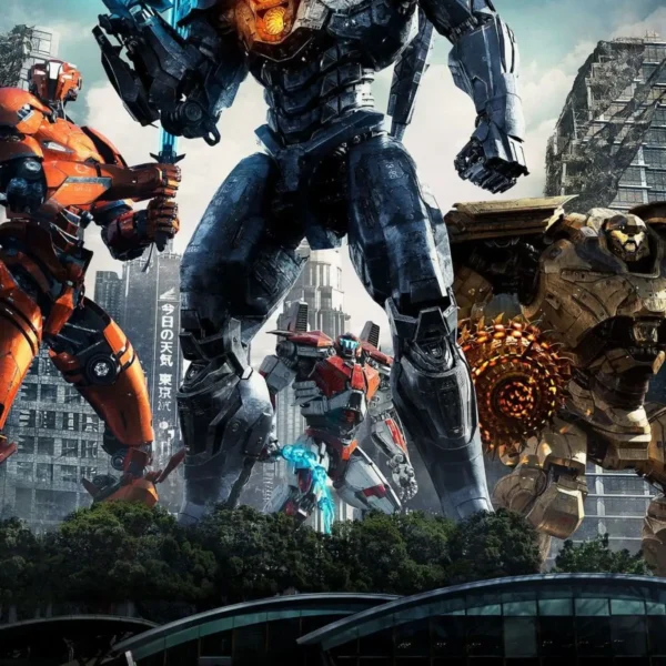 pacific rim movie metal poster