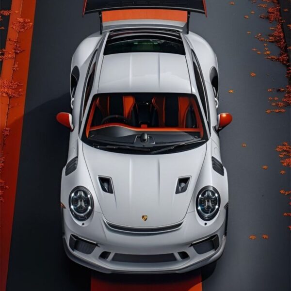 porsche 911 gt3 supercar metal poster