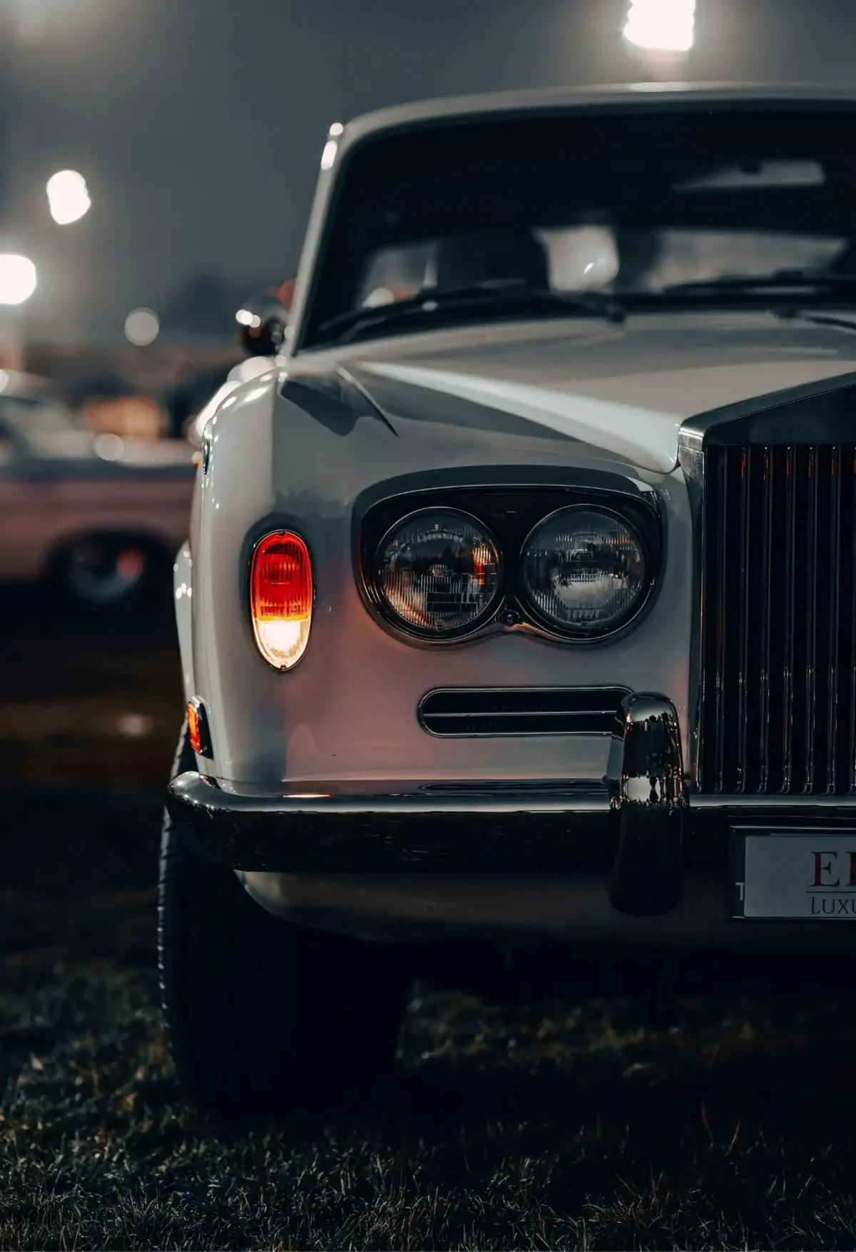 rolls royce silver shadow car metal poster