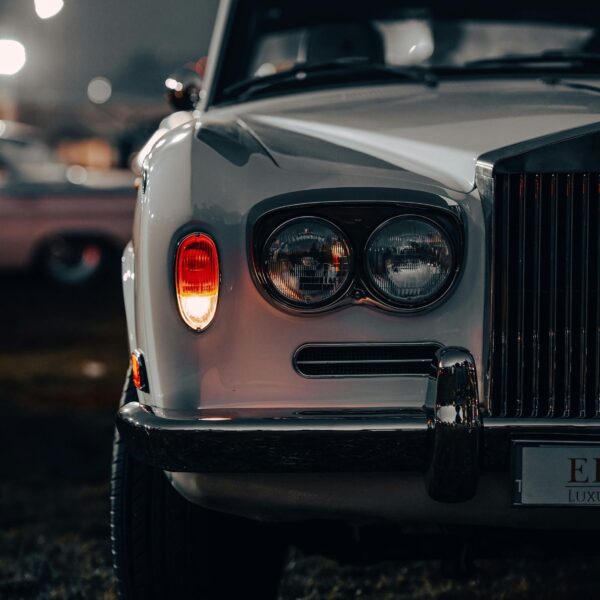 rolls royce silver shadow car metal poster