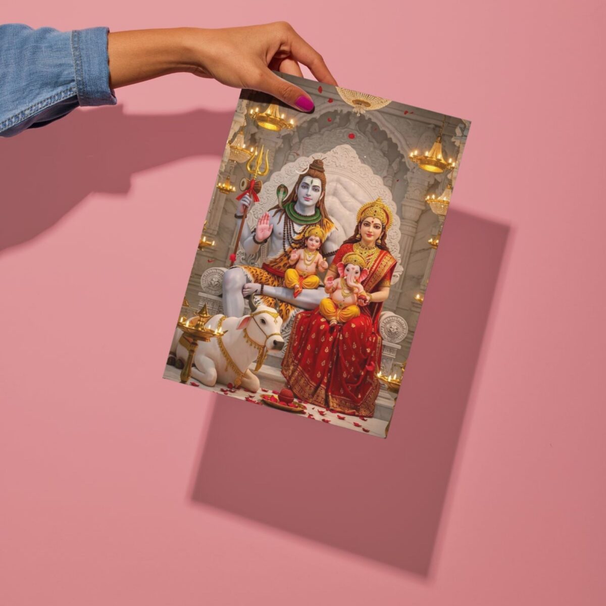 shiv parivar metal poster preview