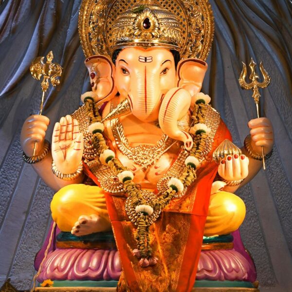 shri ganesh metal poster