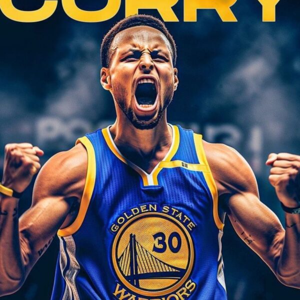 stephen curry metal poster