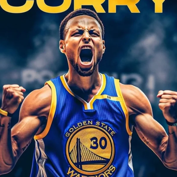 stephen curry metal poster