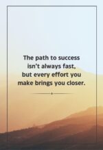 success quote metal poster