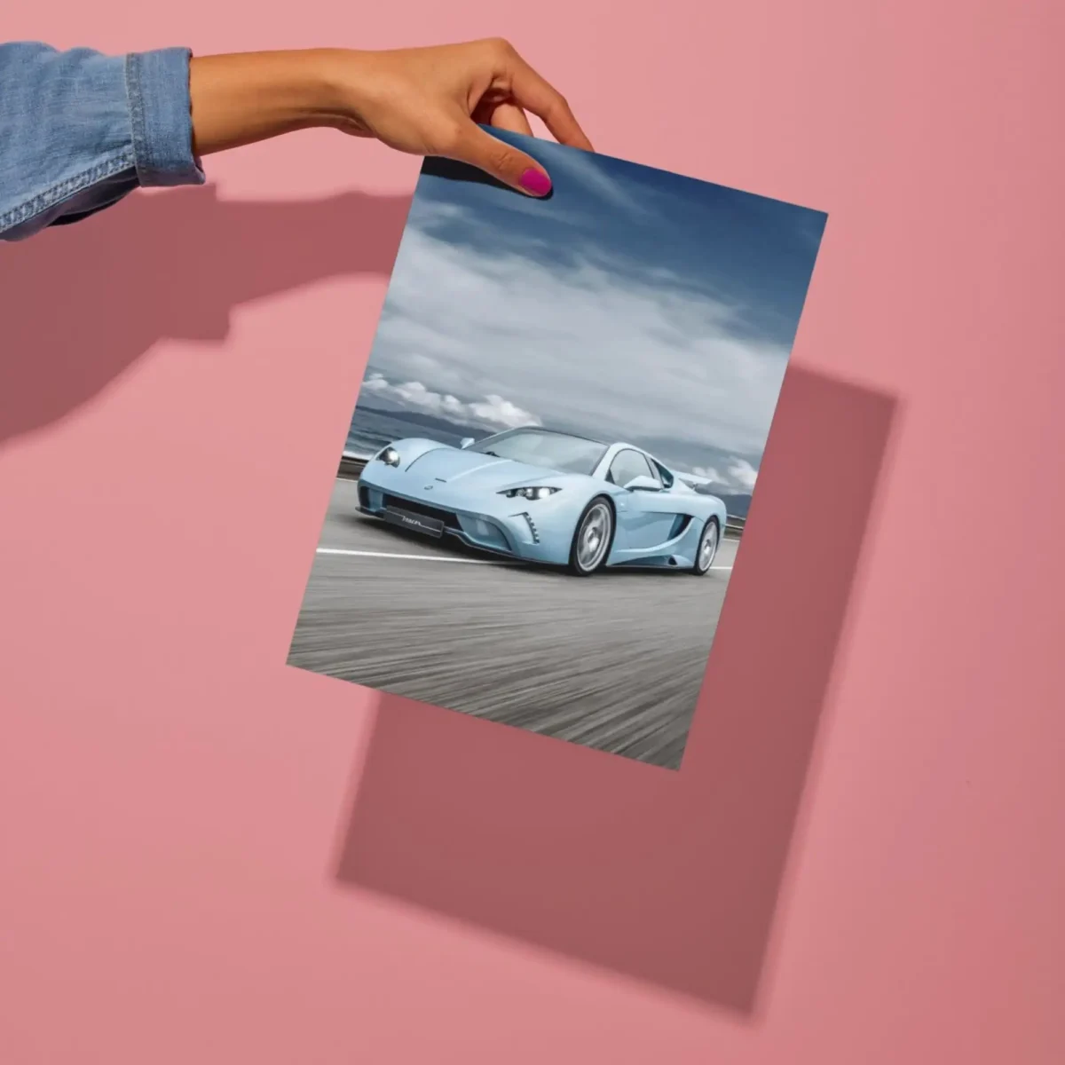 vencer sarthe supercar metal poster preview