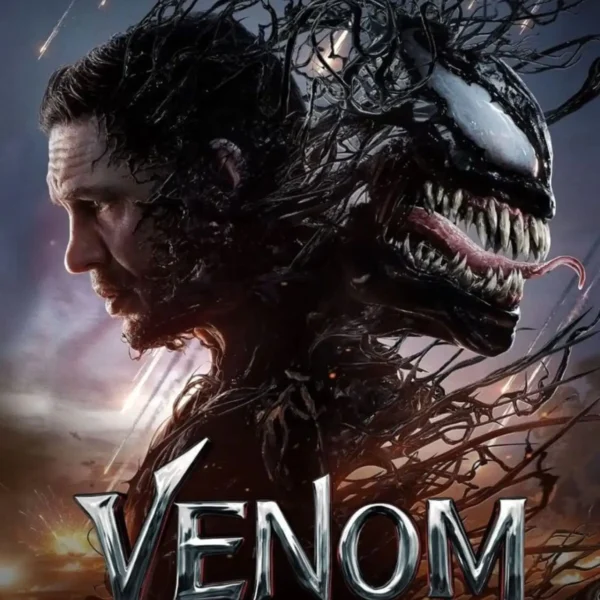 venom movie metal poster