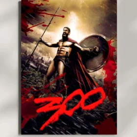 wall mounted 300 movie metal poster