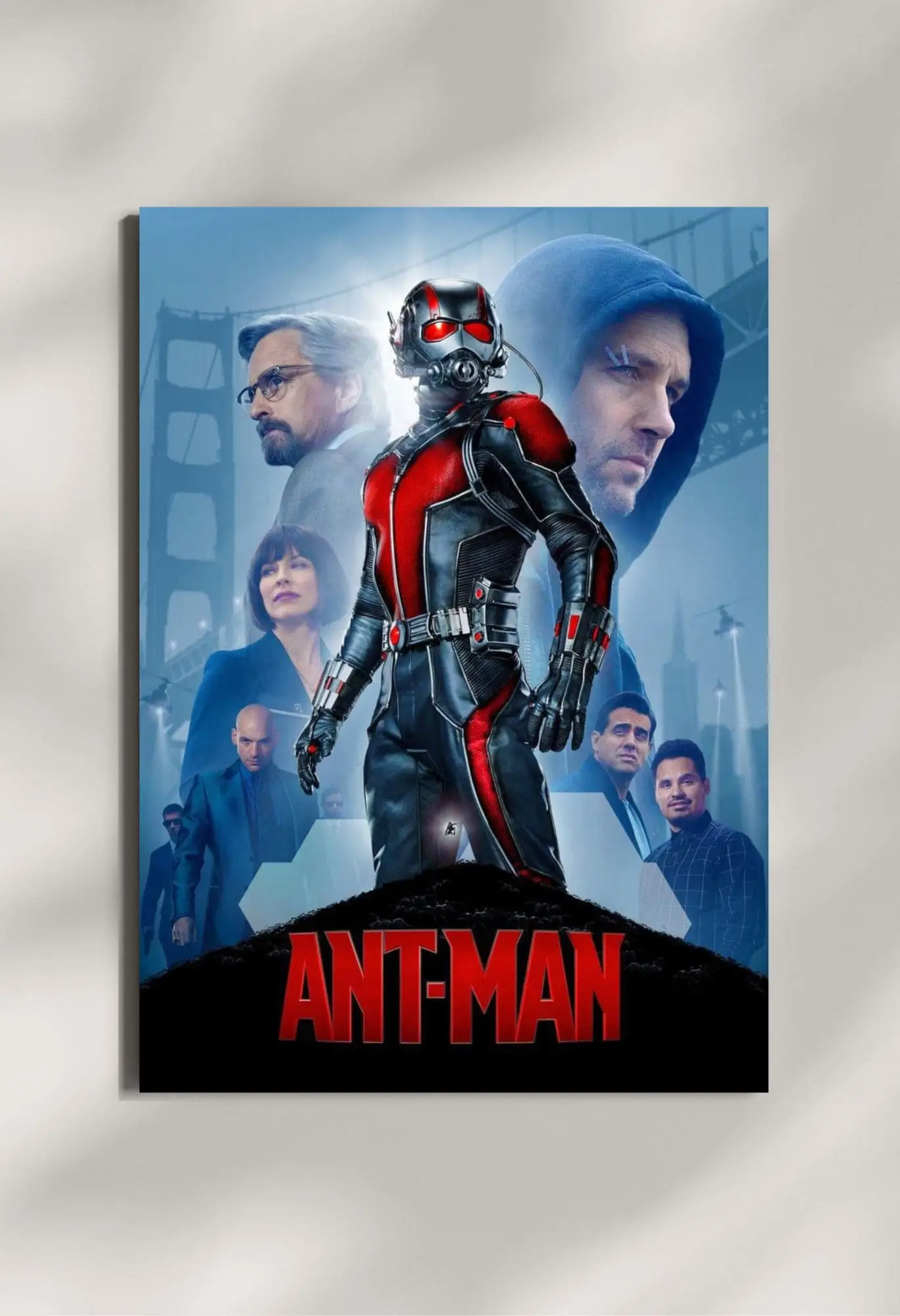 wall mounted antman movie metal poster