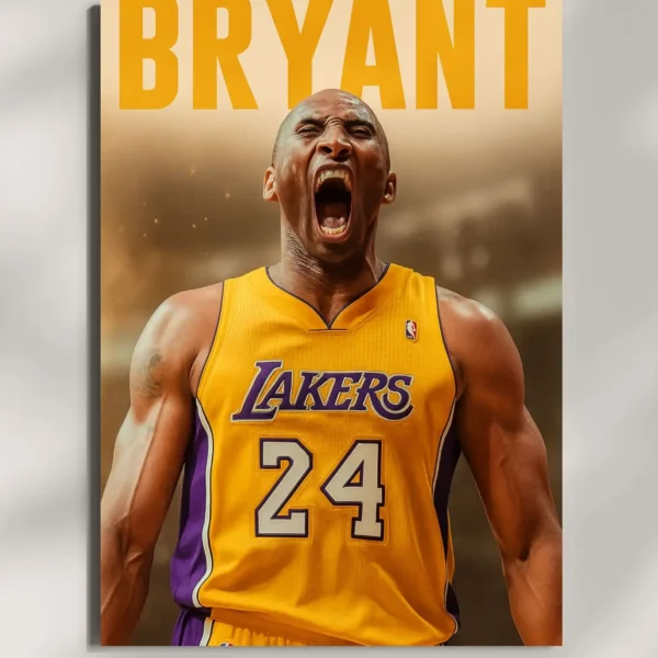 wall mounted bryant metal poster
