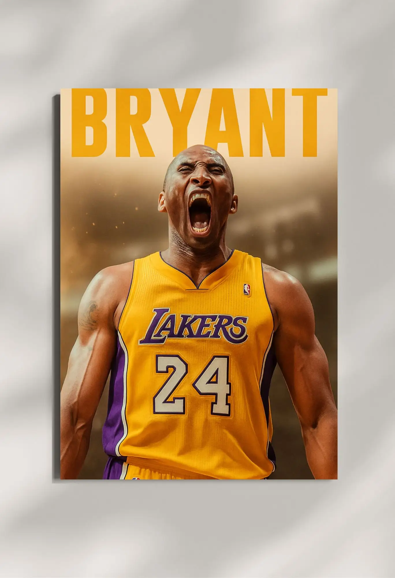 wall mounted bryant metal poster