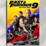 wall mounted fast and furious movie metal poster