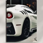 wall mounted ferrari f12 supercar metal poster