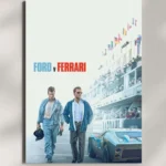wall mounted ford v ferrari movie metal poster