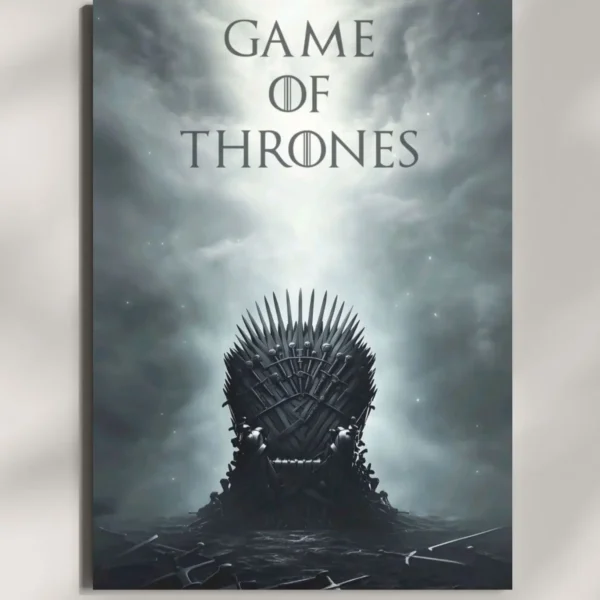wall mounted game of thrones metal poster