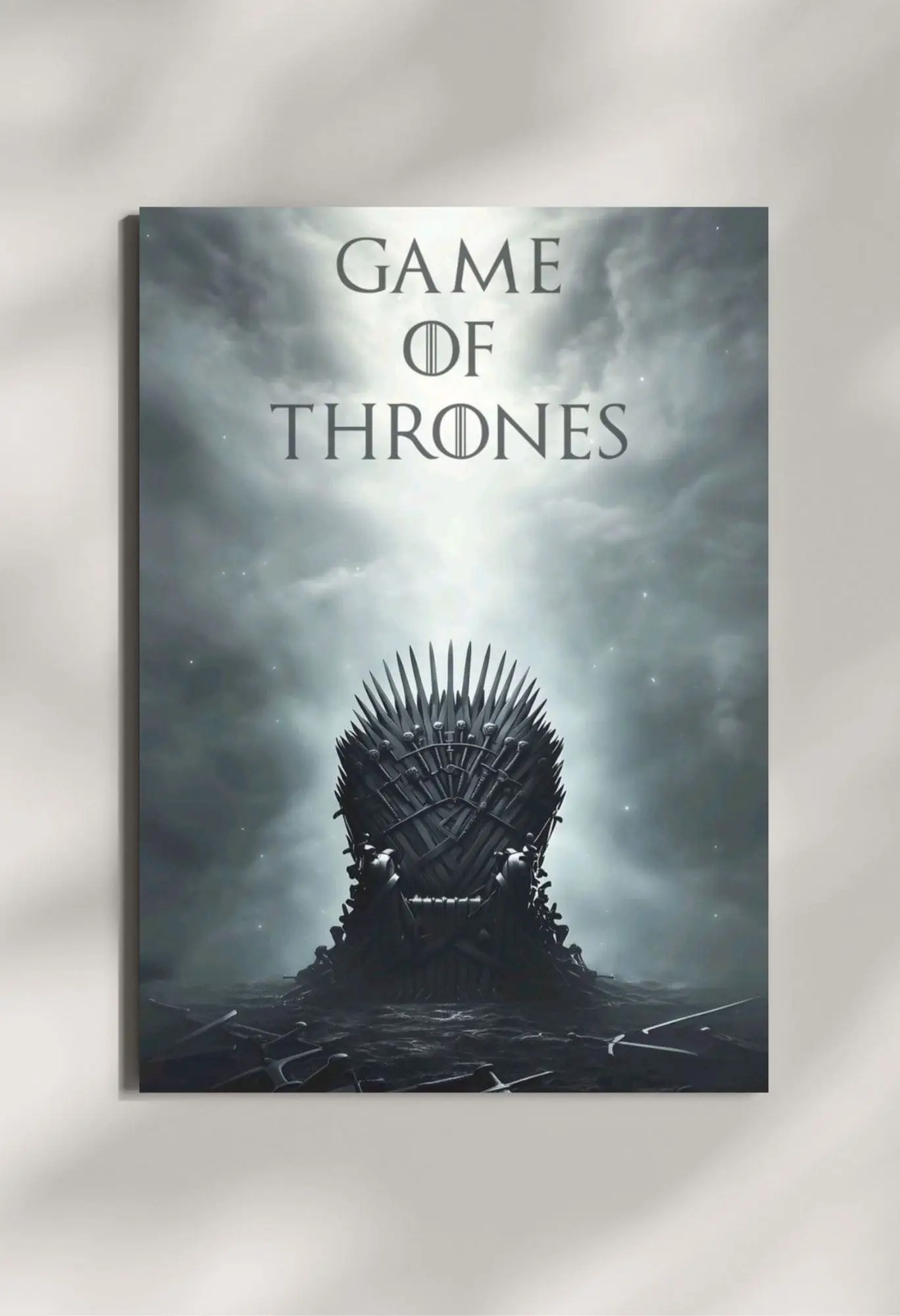 wall mounted game of thrones metal poster