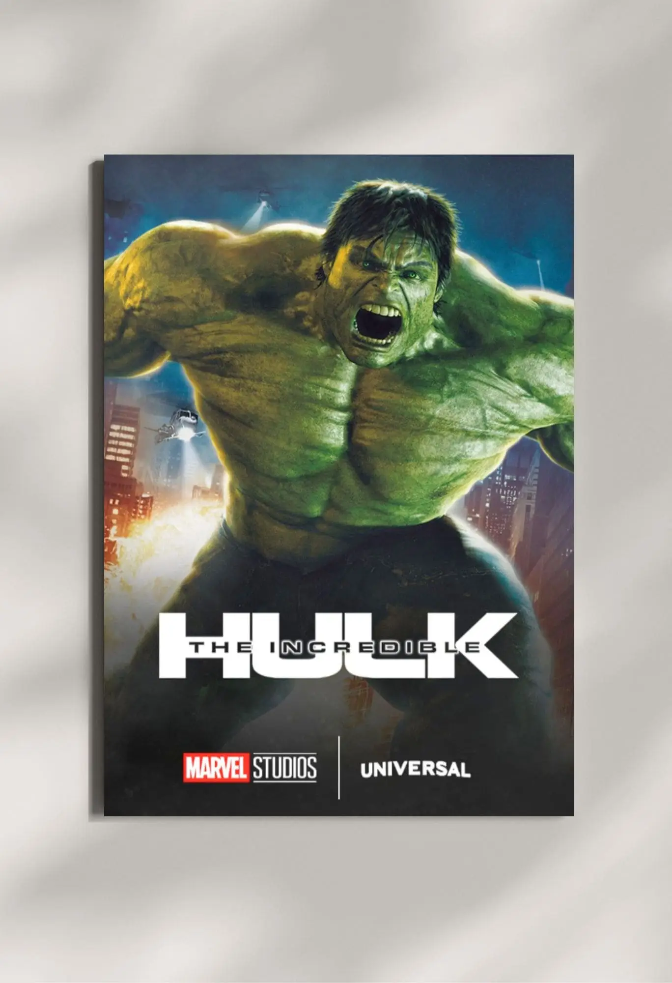wall mounted hulk movie metal poster