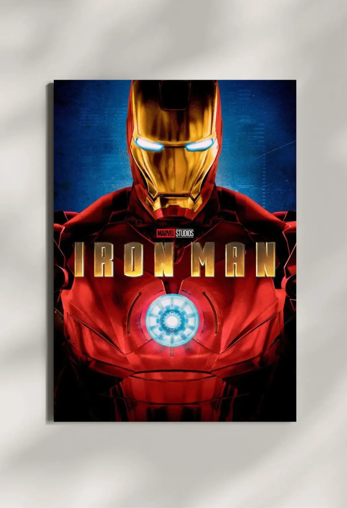 wall mounted iron man movie metal poster