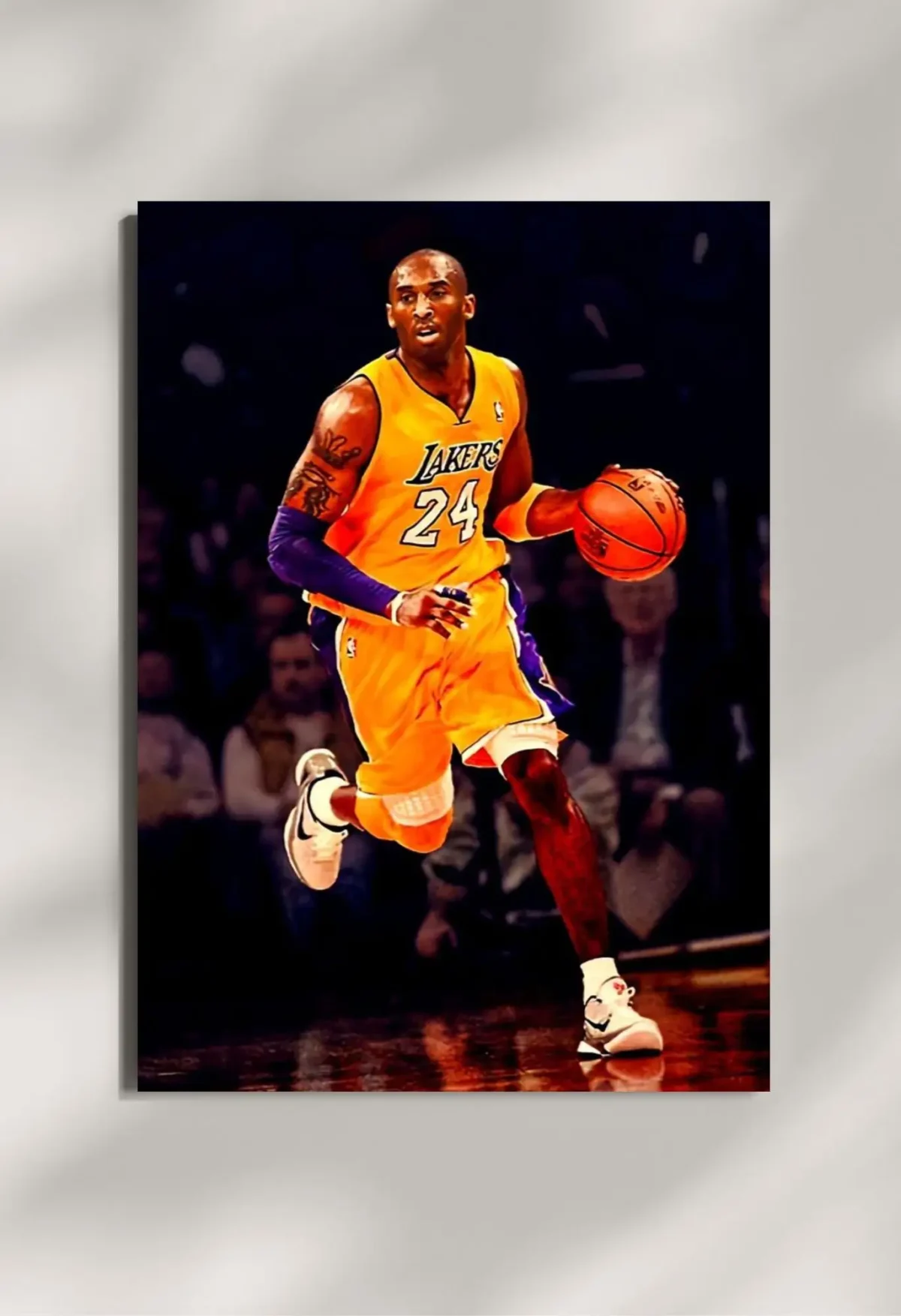 wall mounted kobe bryant metal poster