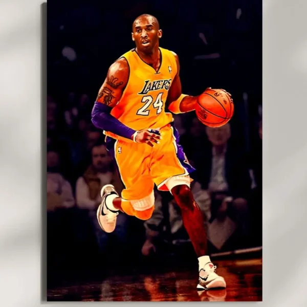wall mounted kobe bryant metal poster
