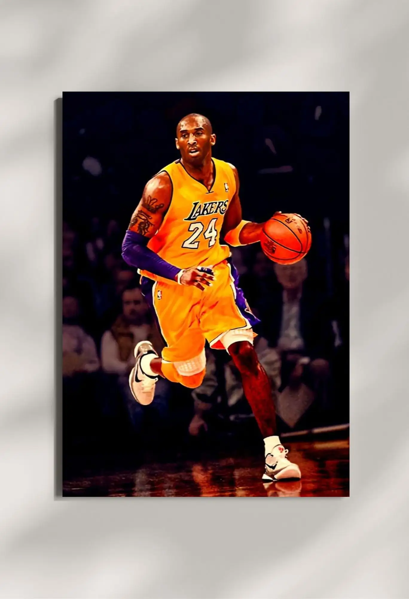 wall mounted kobe bryant metal poster
