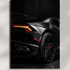 wall mounted lamborghini huracan supercar metal poster