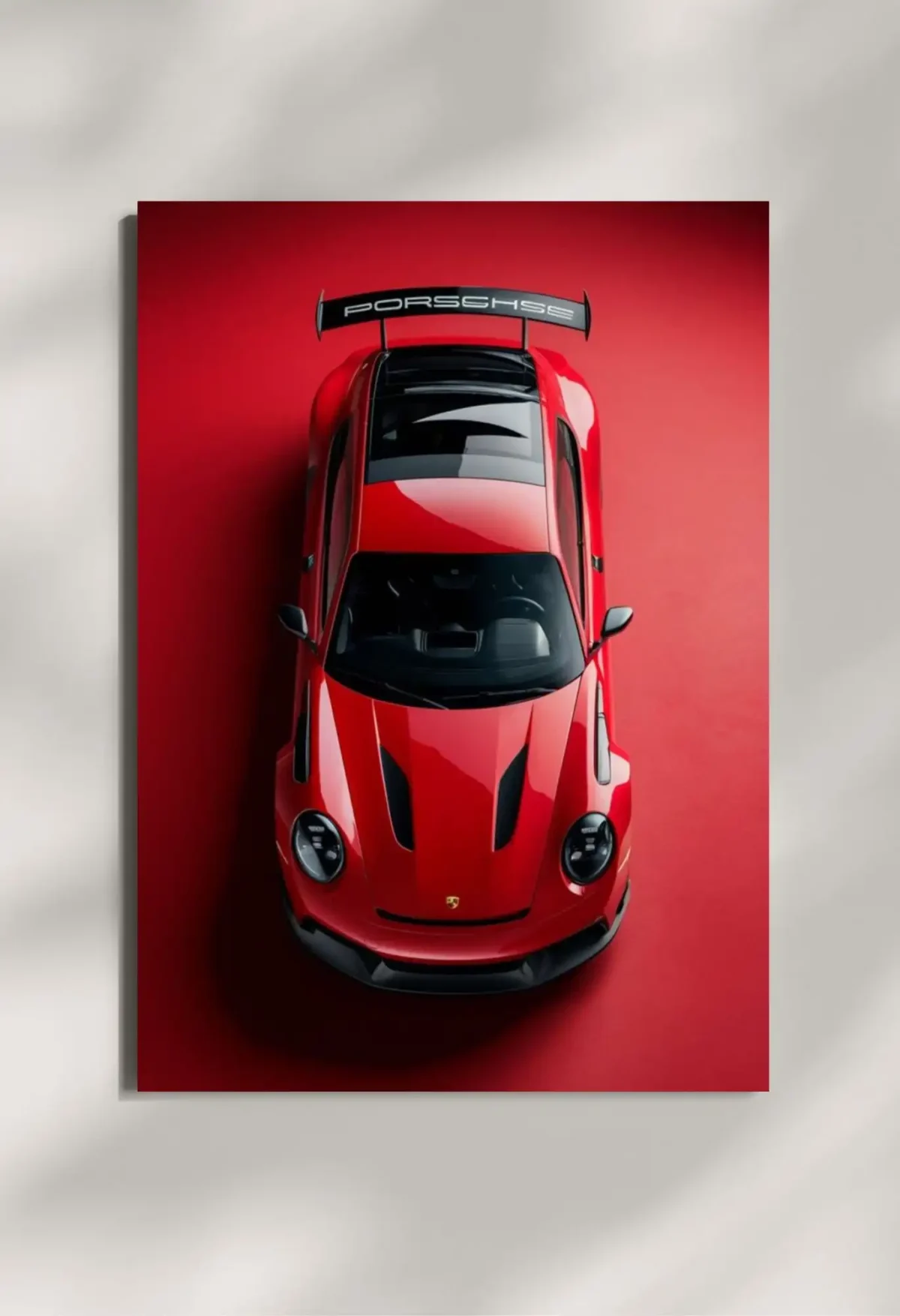 wall mounted porsche 911 gt3 rs metal poster