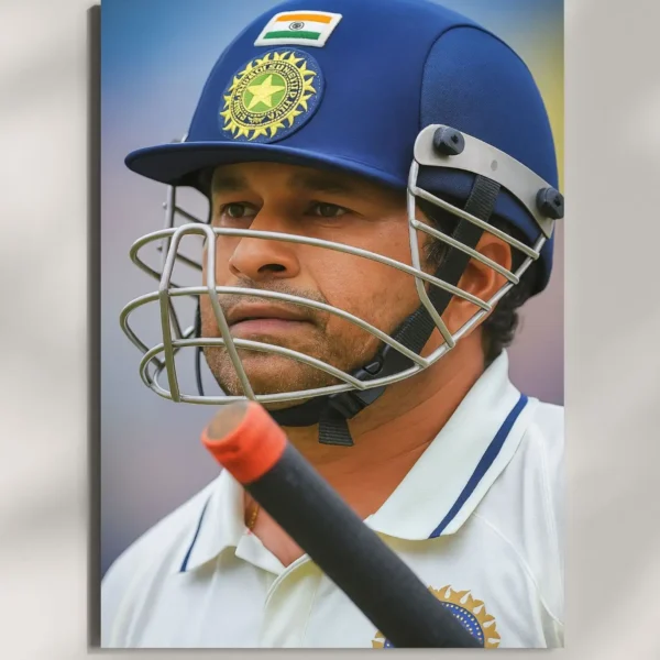 wall mounted sachin tendulkar metal poster