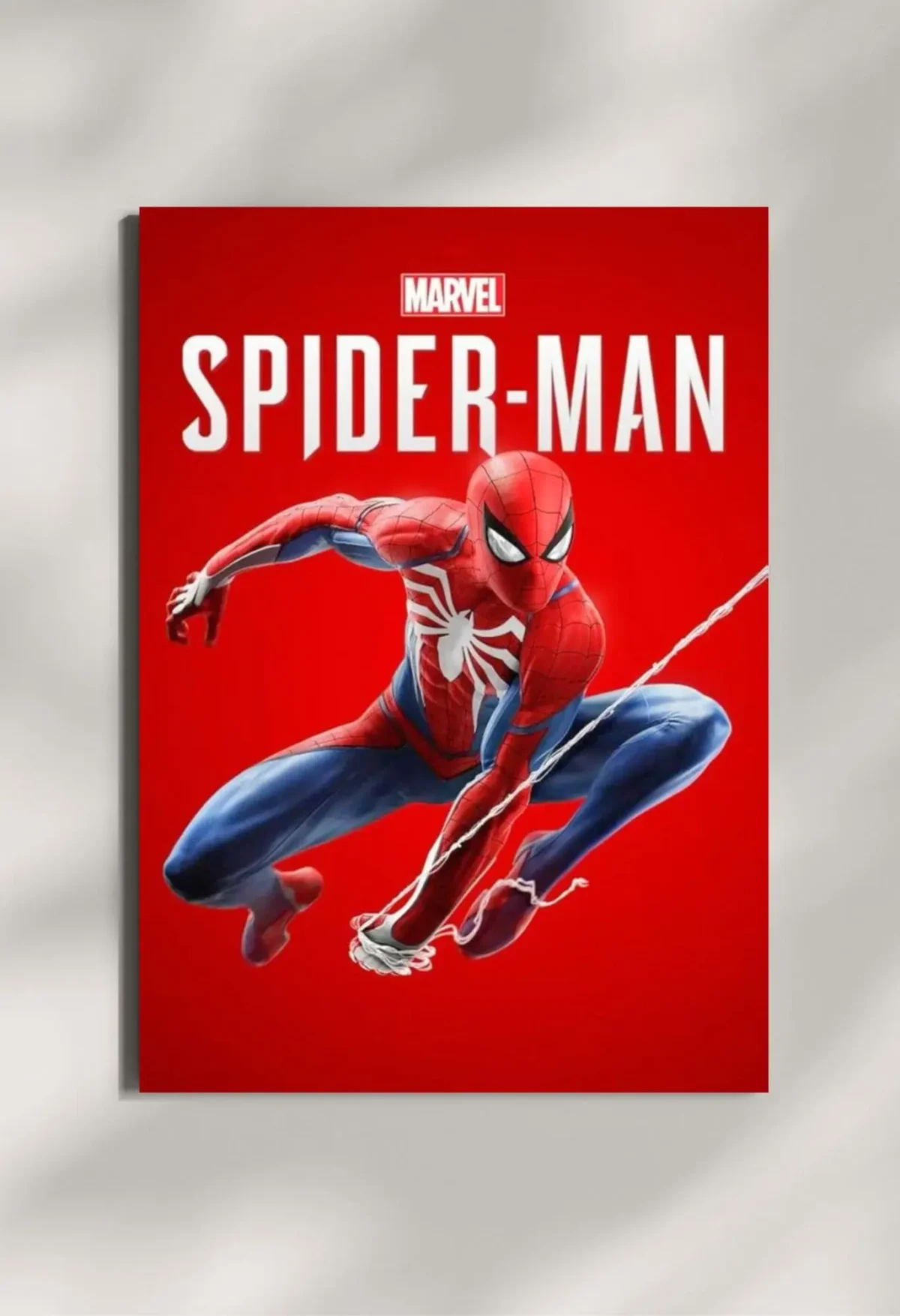wall mounted spiderman movie metal poster