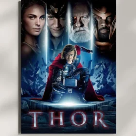 wall mounted thor movie metal poster