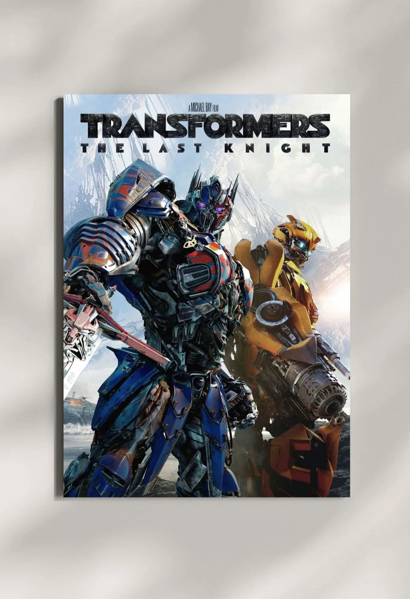 wall mounted transformers movie metal poster