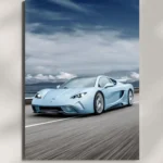 wall mounted vencer sarthe supercar metal poster