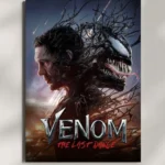 wall mounted venom movie metal poster