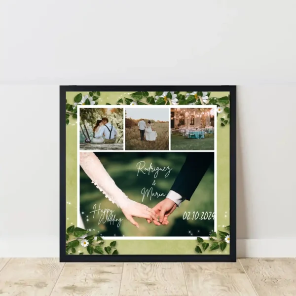 a journey of love frame on floor
