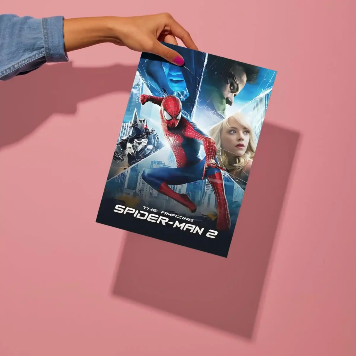 amazing spiderman 2 movie metal poster preview